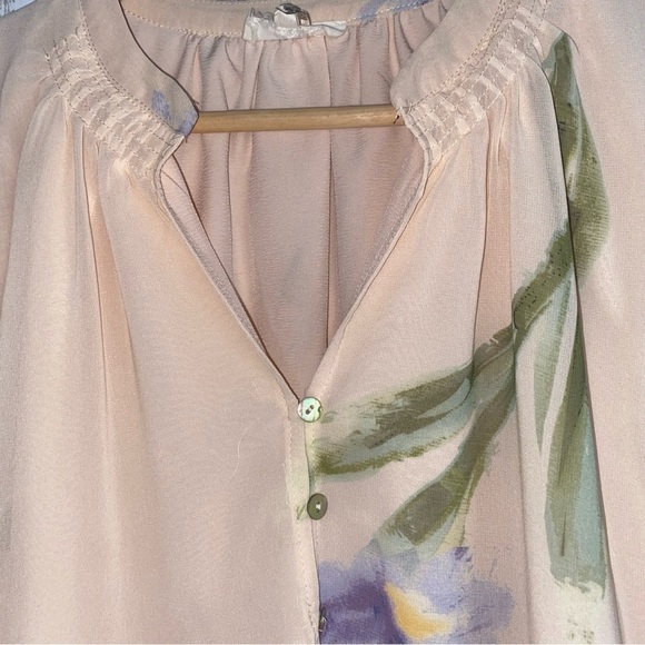Entro Fresh Start Peach Pink Blouse - Picture 6 of 8